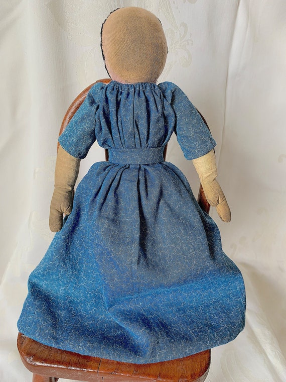 C1920 Vintage Black Memorabilia Folk Art Young Girl Stocking Rag