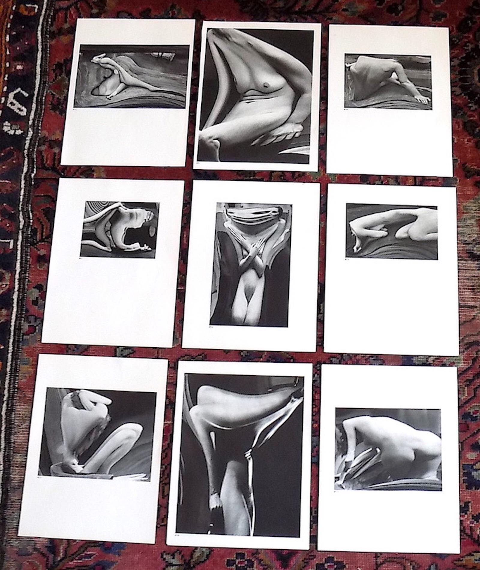 Vintage Andre Kertesz Modernist Surreal Female Nude Photogravures - Set of 9