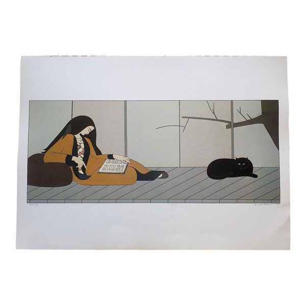 Vintage 20th Century Signed/Titled Will Barnet Lithograph "Aurora"