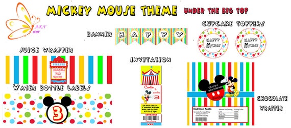 Mickey Mouse under the big top Il_570xn