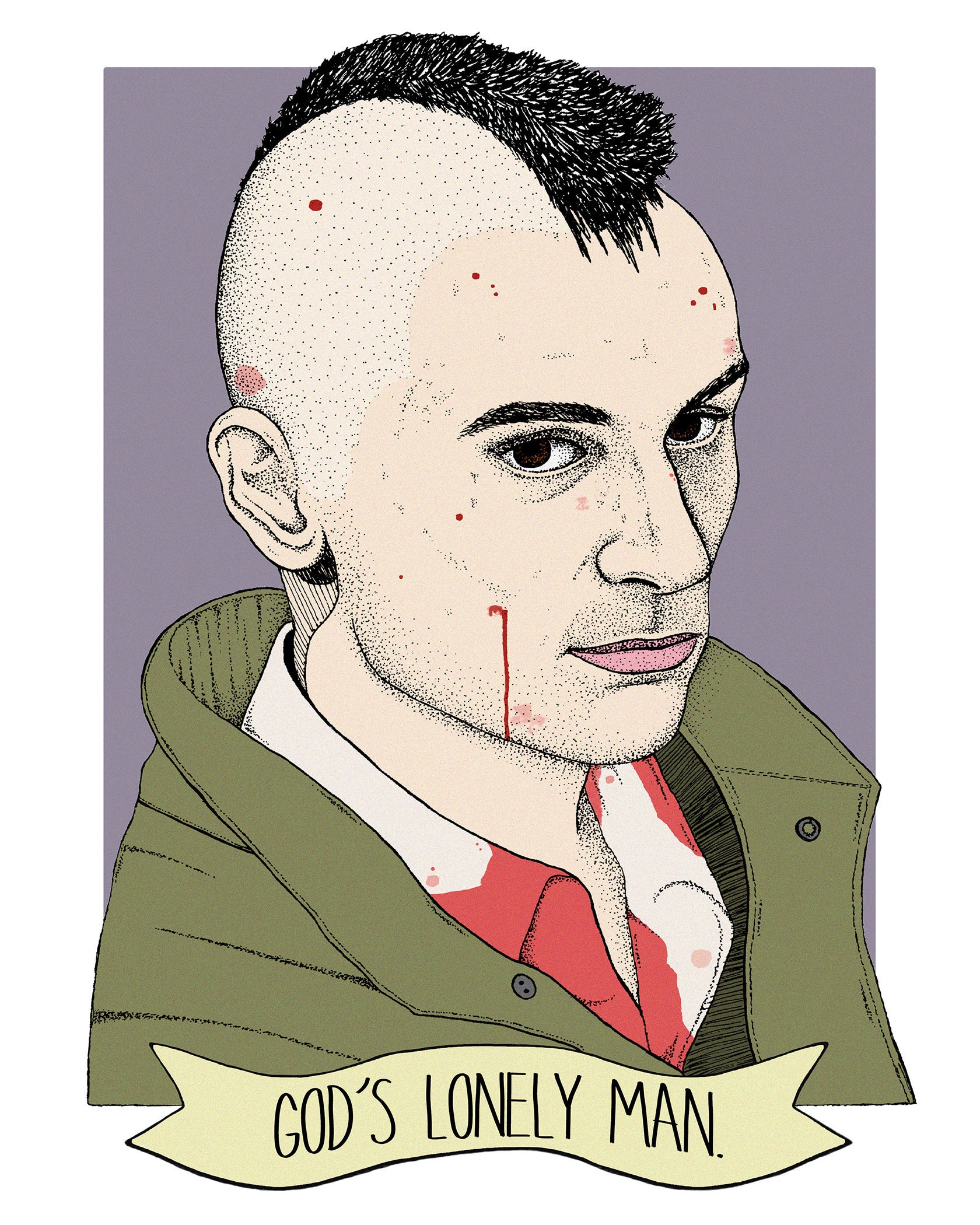 Taxi Driver Travis Bickle Art Print. - Etsy