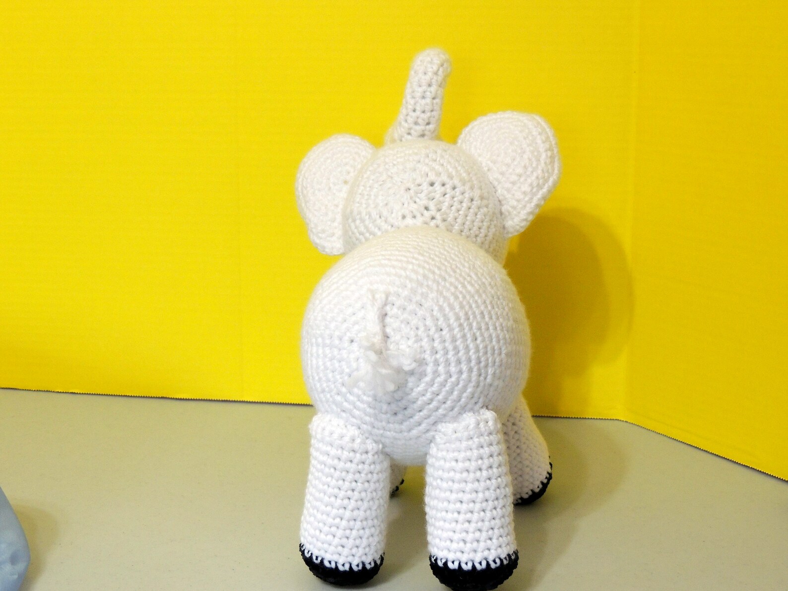 Elephant - Handmade Threadwork Stuffed Christmas Ornament 15