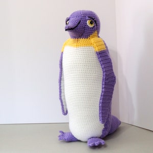 Handmade Crocheted Penguin Plush: Amigurumi Stuffed Animal