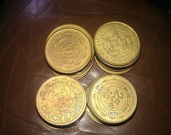 1982 Miss Slot Machine Token Coins 1982 Miss Slot Machine Token Coins