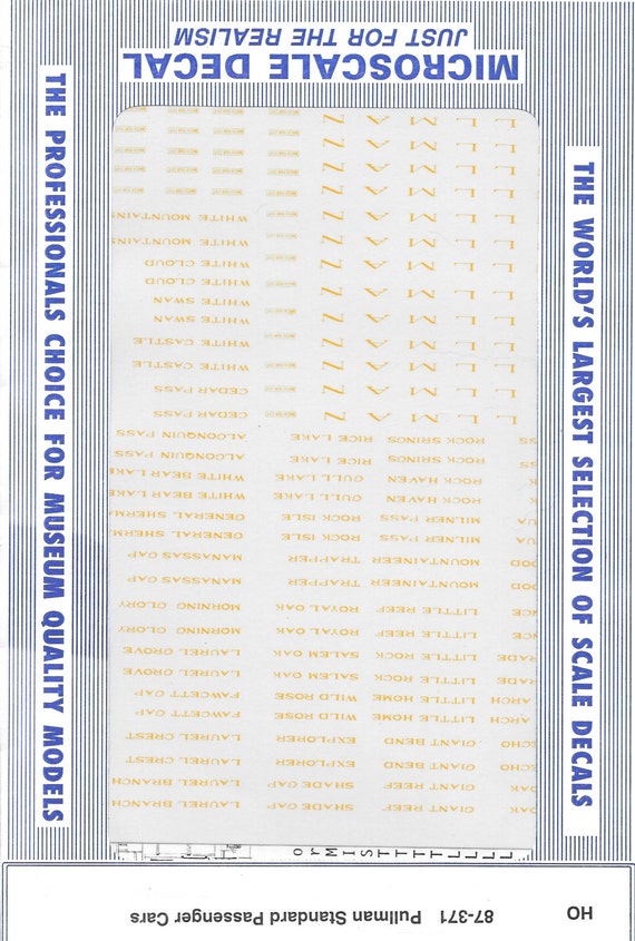 microscale decals ho trains