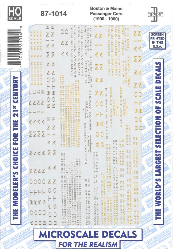microscale decals ho trains