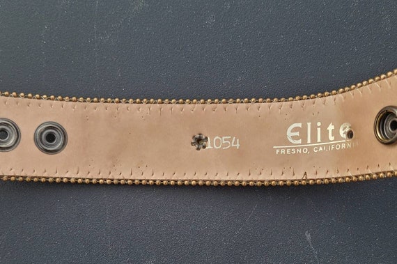 Leather Belt Cuff Bracelet - image 5