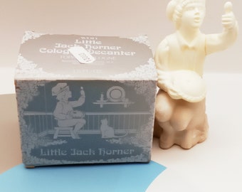 Vintage 1970s Boxed AVON Little Jack Horner Cologne Decanter, Nursery Rhyme, Vintage Vanity, Vintage Perfume