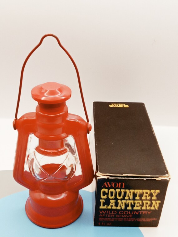 Avon Country Lantern Decanter with Wild Country A… - image 3