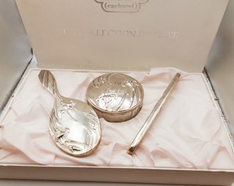 Vintage Silverplated Anais Anais Cacherel ,Art Deco Art Nouveou Vanity Set Boxed Beautiful, Vintage Vanity, Vintage Dressing,Vintage Perfume