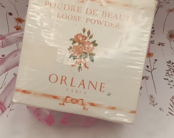 Vintage Orlane Poudre De Beaute Loose Powder Paris1930s,Vintage Vanity, Vintage MakeUp, Vanity Tray,Antique Vanity