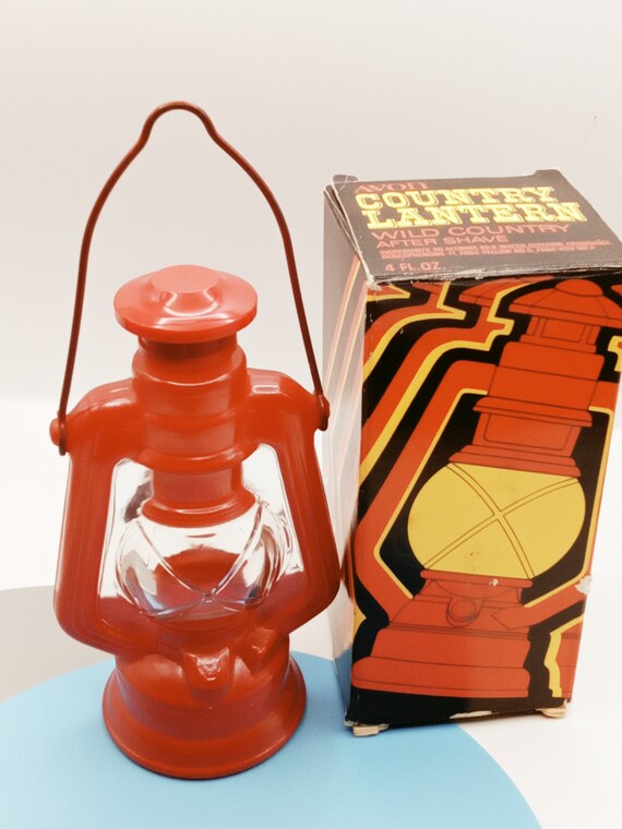 Avon Country Lantern Decanter with Wild Country A… - image 7