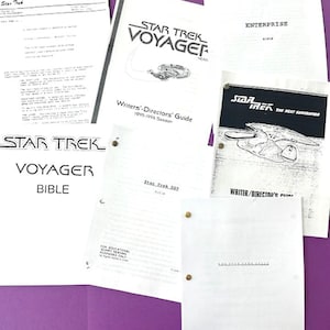 Star Trek Bible's TOG Pitch, Writer's Guide 1967, Next Gen Guide