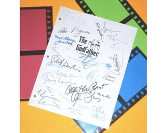 The Godfather Part 2 Movie Script Signed Screenplay Autographed: Al Pacino, Robert De Niro, Diane Keaton, Robert Duvall, Mario Puzo & More