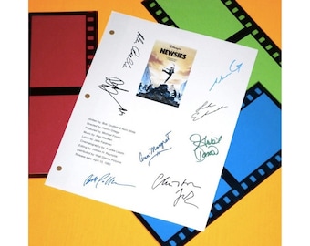 Newsies Movie Signed Screenplay Autographed Christian Bale Etsy