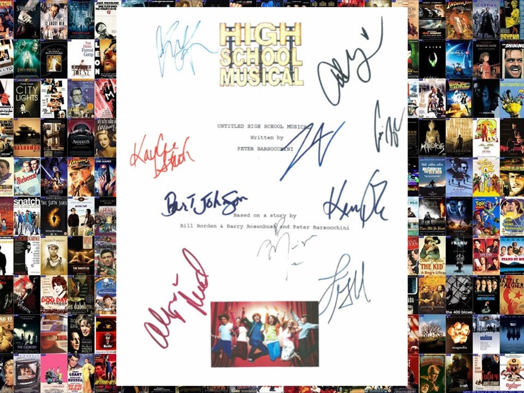 HAIRSPRAY Movie Script Signed Zac Efron, John Travolta, Michelle