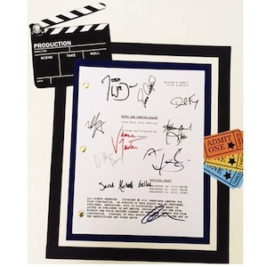 Buffy the Vampire Slayer Musical Script “Once More, with Feeling” Signed Joss Whedon,  Sarah Michelle Gellar, Nicholas Brendon