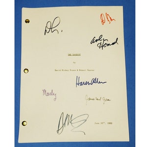 The Sandlot Movie Script 1993 Signed James Earl Jones, Denis Leary, Karen Allen + more