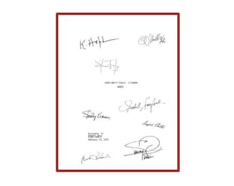 Guess Who's Coming to Dinner Movie Script Autographed Signed: Spencer Tracy, Sidney Poitier, Katharine Hepburn, Beah Richards & More