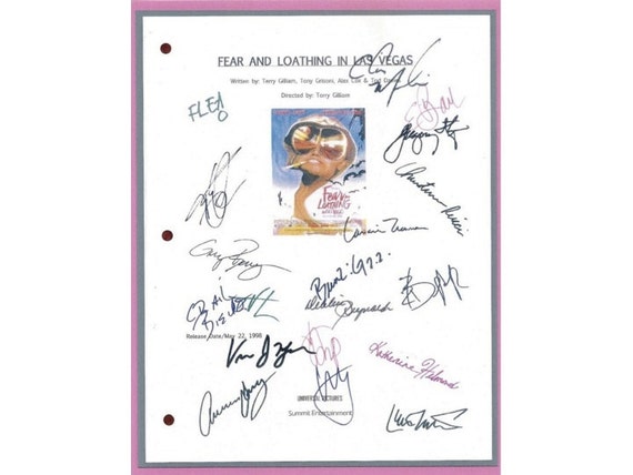 Fear And Loathing In Las Vegas Entire Movie Script Screenplay Etsy Fear And Loathing In Las Vegas Entire Movie Script Screenplay Etsy