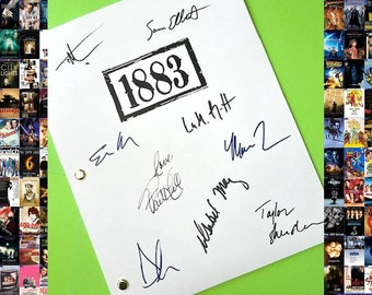 Guion piloto de televisión de 1883 firmado por Taylor Sheridan, Sam Elliott, Tim McGraw, Faith Hill, Isabel May, LeMonica Garrett, Marc Rissman y más.