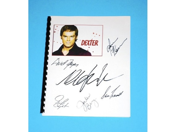 Dexter Pilot Episode TV Script Signature Autographs: Michael