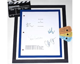 The X-FILES Pilot Episode TV Script Signed Autographed: David Duchovny, Gillian Anderson, William B. Davis, Leon Russom