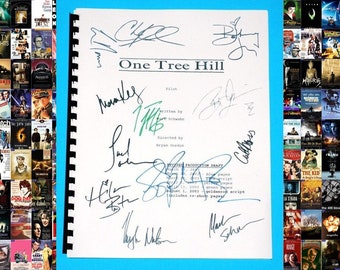 One Tree Hill Signed Script Chad Michael Murray, James Lafferty, Sophia Bush, Hilarie Burton, Paul Johansson, Cullen Moss + More