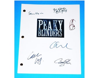 Peaky Blinders Signed Script  Cillian Murphy, Sam Neill, Annabelle Wallis, Charlotte Riley, Joe Cole