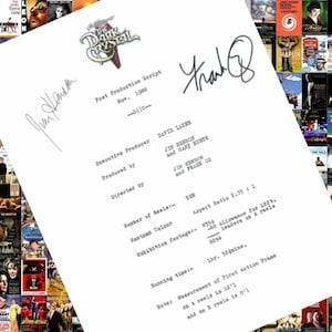 DARK CRYSTAL Movie Post Production Script 1982 Signed Screenplay Jim Henson, Frank Oz