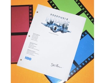 Boardwalk Empire "Pilot" Episode TV Script Autographed: Steve Buscemi