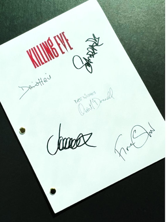 Buy Killing Eve Pilot Script Signed Sandra Oh, Jodie Comer, Fiona