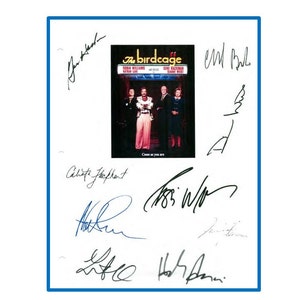 The Birdcage Movie Script Autographed Signed Robin Williams, Nathan Lane, Gene Hackman, Dianne Wiest, Calista Flockhart, Hank Azaria, +more