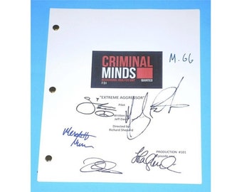 Criminal Minds Pilot Episode Script Extreme Aggressor Thomas Gibson, Matthew Gray Gubler, Shemar Moore, Mandy Patinkin & More