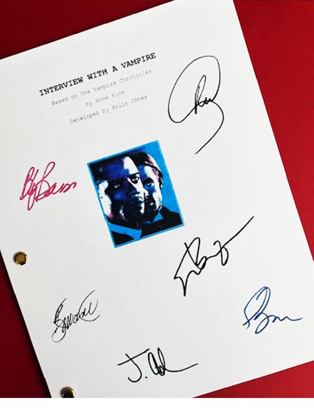 Interview With a Vampire TV Pilot Script Autographed: Jacob