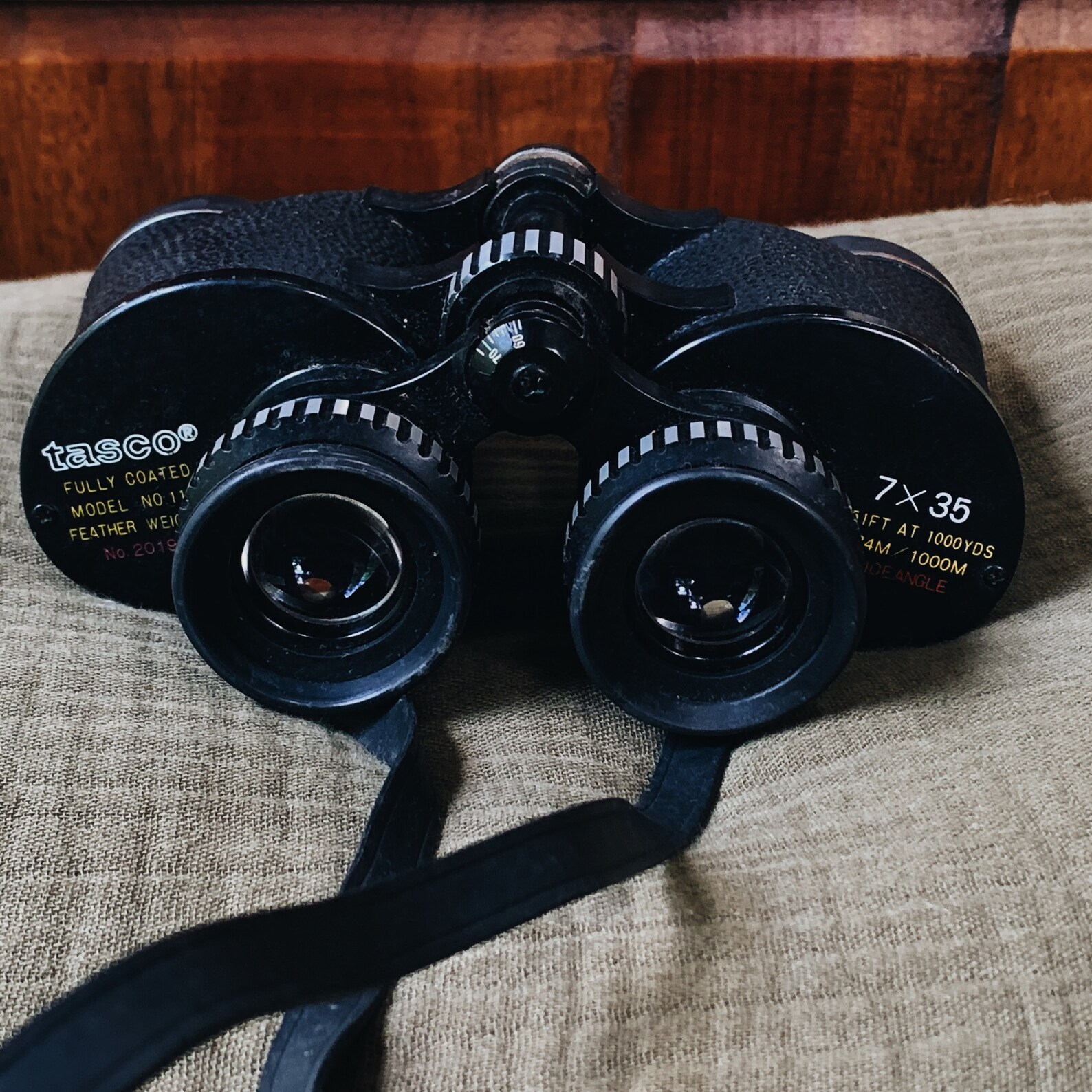 Vintage Binoculars Tasco Model 116 7x35 Wide Angle with Etsy