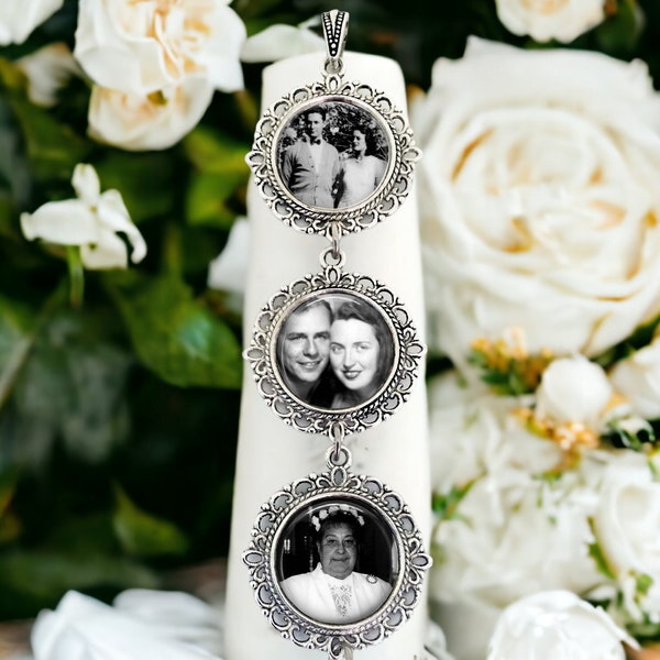 Photo Wedding Bouquet Charms - bridal bouquet charms - Photo wedding bouquet charm - Bridal Charms - memorial Bridal Bouquet Charms