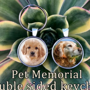 Pet Memorial Keychain, Pet Memorial, Pet Loss Gifts, Pet Loss, Dog Memorial, Cat Memorial, Pet Remembrance, Pet Memorial Gift,photo keychain