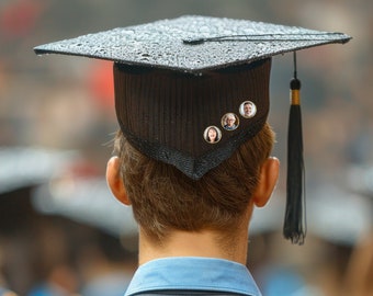 Amazon.com: 4 Pieces Graduation Cap Tassel Memorial Photo