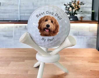 Personalized Dog Photo Golf Ball – Dog Dad Gift