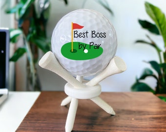Boss by Par Golf Ball Gift Set, Novelty Boss's Day Desk Decor
