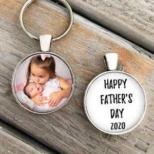 Personalized Father's Day gift, photo key chain, best gift ever for my dad image 2