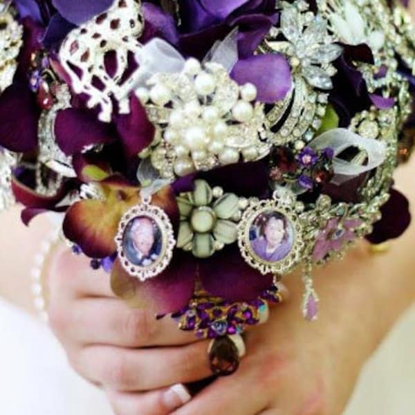 Bridal Charm - Photo Wedding Bouquet Charm - wedding bouquet charm - Photo charm - wedding bouquet charm - Bridal Bouquet Charm