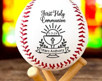 Personalized First Holy Communion Baseball – A Unique Keepsake for Your Child