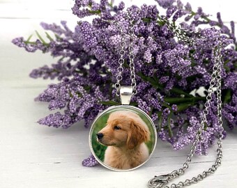 Custom photo necklace, your favorite photo on a necklace