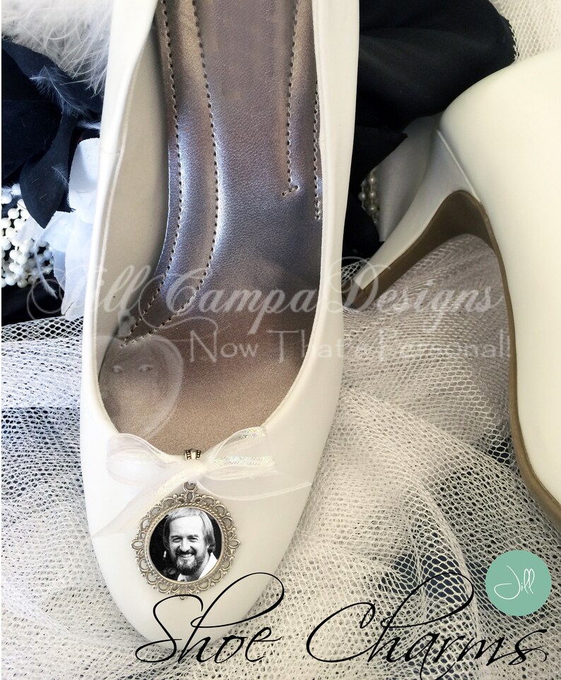 Photo Wedding Shoe Charms Wedding Shoe Photo Charms Bridal | Etsy