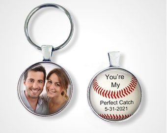 Boyfriend Gift, gift for boyfriend, gift for husband - Baseball - "You're my perfect catch" - boyfriend, husband gift, anniversary gift