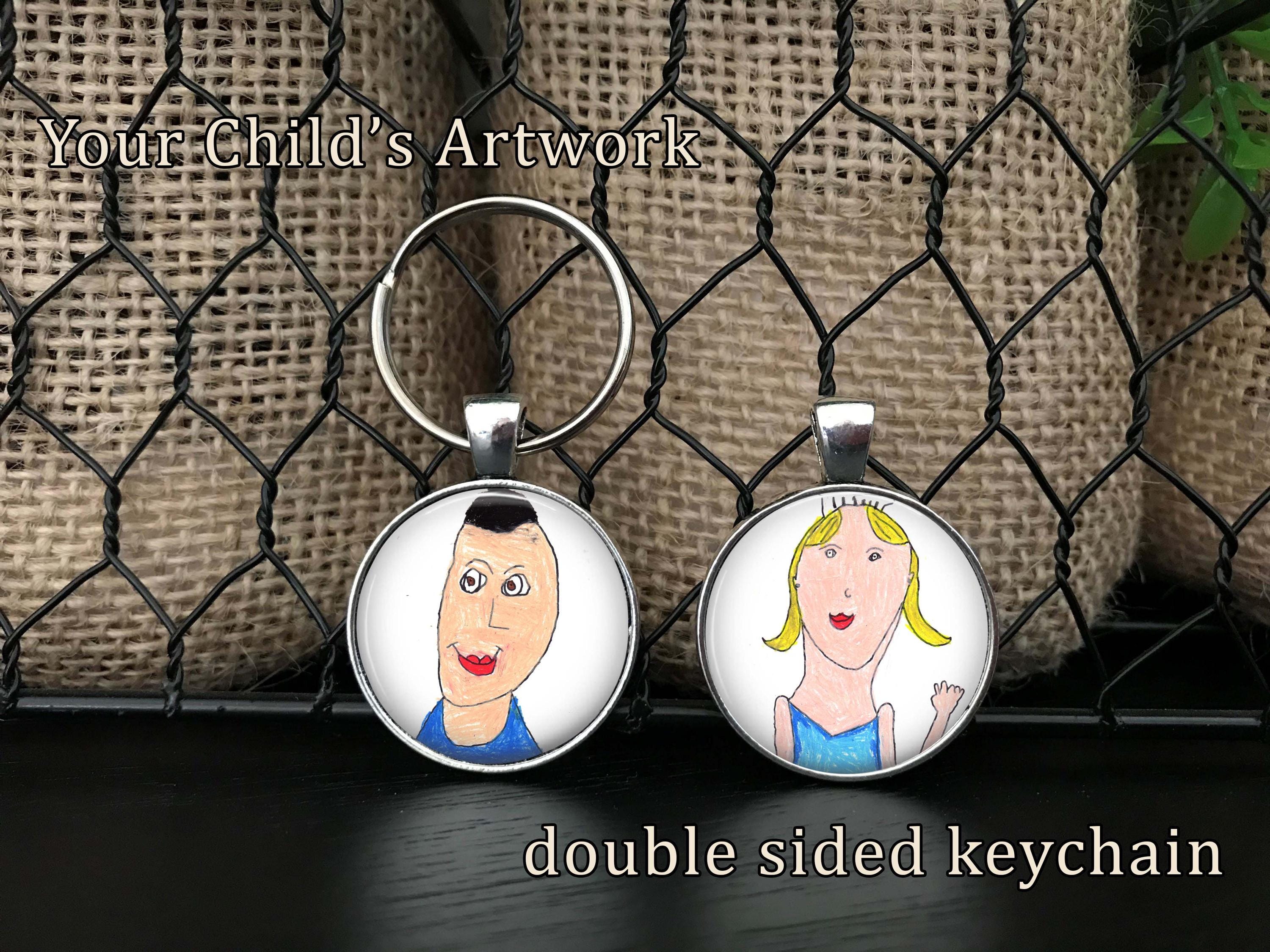 2 Keychain Custom Double Photo Keychain – Personalized Gift With 2 Pictures - Etsy