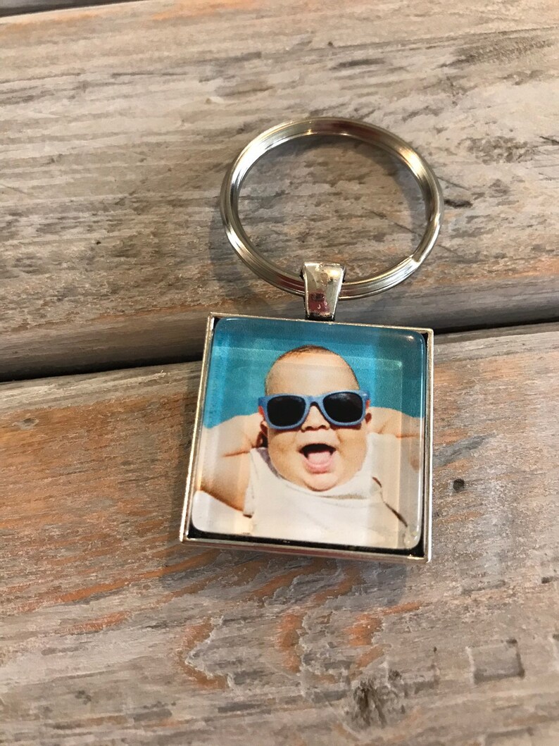 PHOTO KEYCHAIN Custom Photo Keychain Picture Keychain 2 Etsy