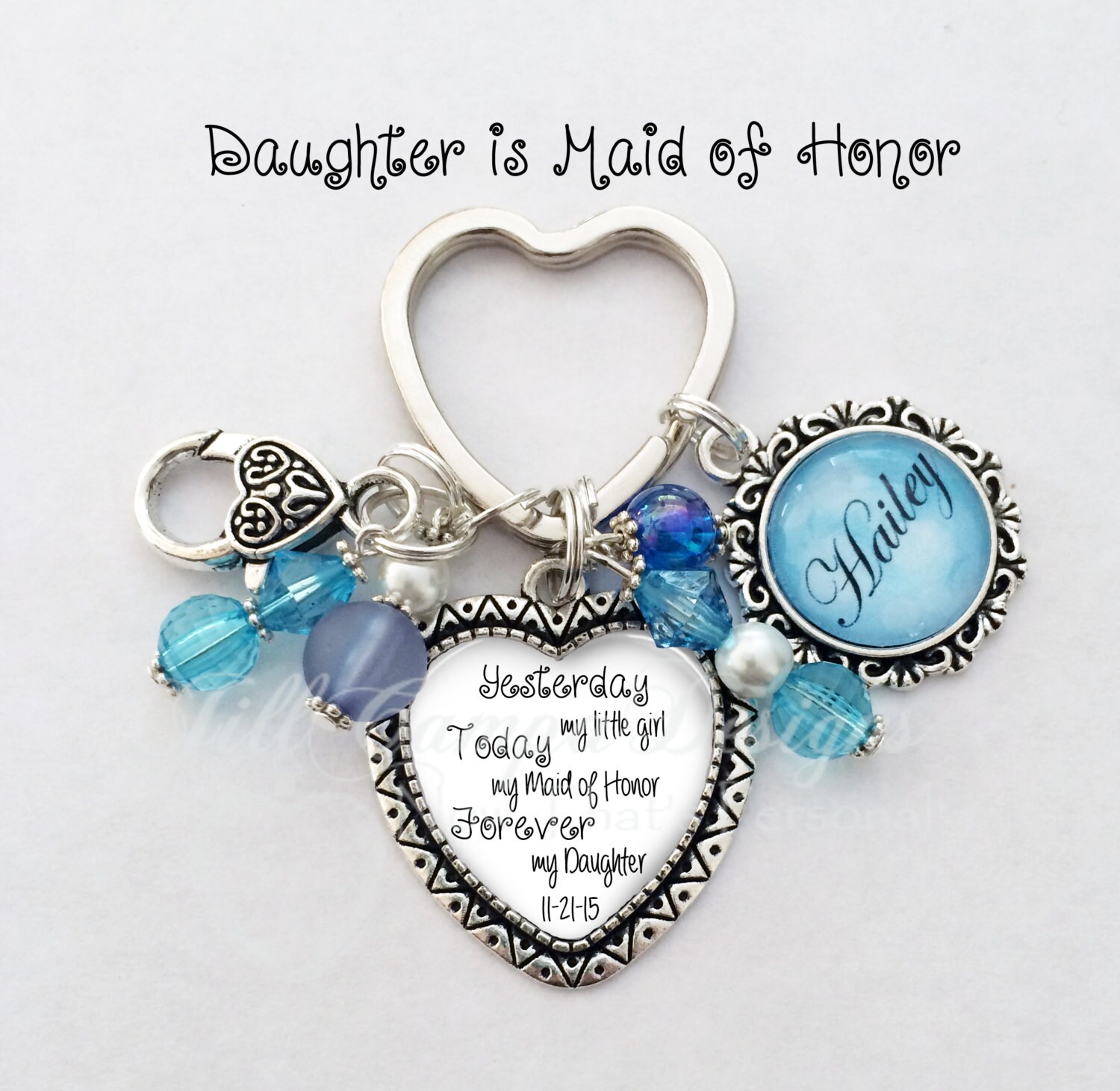 Maid of Honor gift Daughter is Maid of 